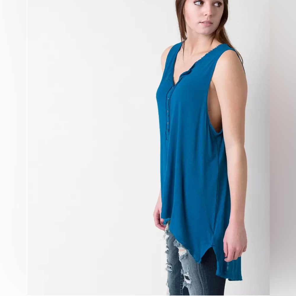 Free People Union Henley Tank Top